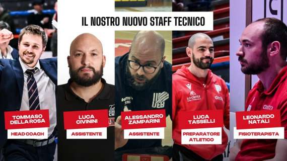 UFFICIALE A2 - Pistoia, Tommaso Della Rosa nuovo coach: ecco il suo staff
