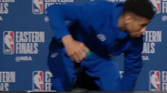 NBA - Arrabbiato, Antetokounmpo lascia la conferenza stampa post partita