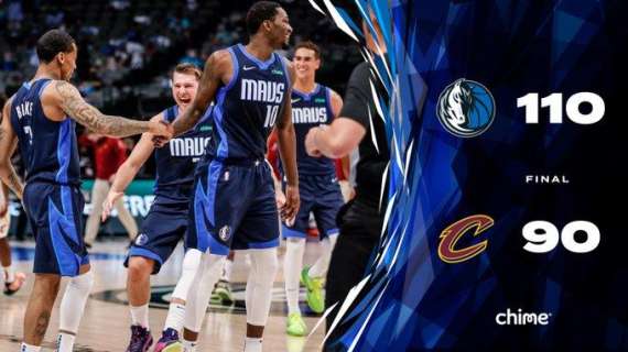 NBA - Senza difficoltà contro i Cavaliers, Dallas vede avvicinarsi i playoff