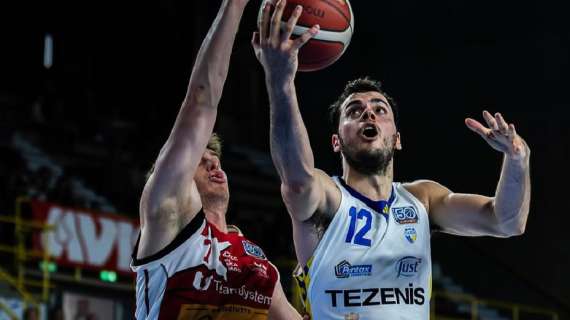 UFFICIALE A2 - Tezenis Verona, risolto il contratto di Mattia Palumbo