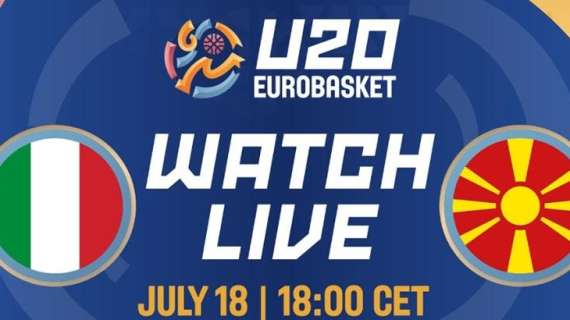 LIVE FIBA Eurobasket U20 M - Italia vs Polonia diretta streaming 18:00