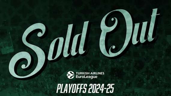 Panathinaikos, in una notte Oaka già sold out per Gara 5 con l'Efes