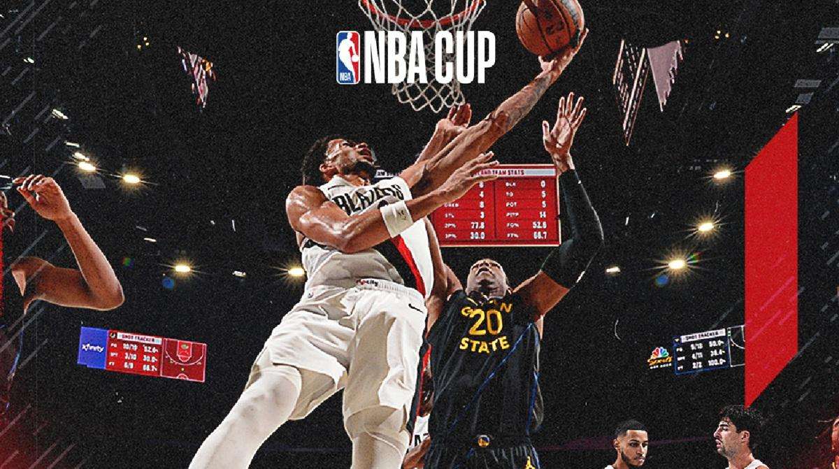 NBA Cup - Portland espugna il Chase Center, ribaltati i Warriors