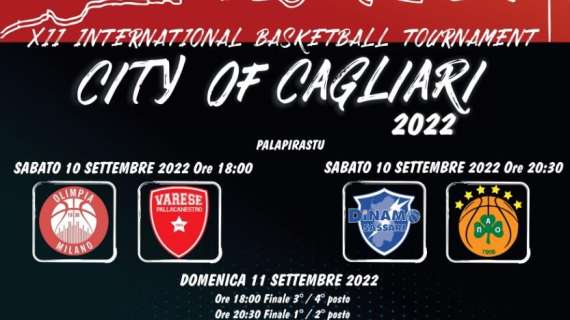 City of Cagliari 2022, il programma delle gare del 10 e 11 settembre