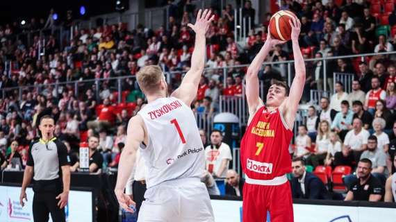 QF Eurobasket 2025 - Pesante sconfitta della Polonia con la Macedonia del Nord