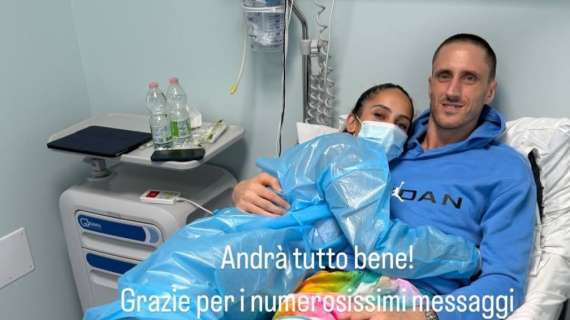 Achille Polonara, il messaggio dall'ospedale: "Andrà tutto bene!"
