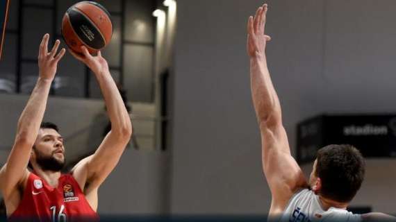 EuroLeague - L'Olympiacos schiaccia il Buducnost in Montenegro