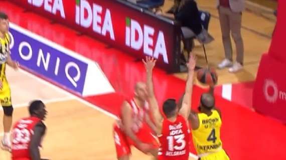 EuroLeague - Lorenzo Brown allo scadere: il Fenerbahce supera la Stella Rossa