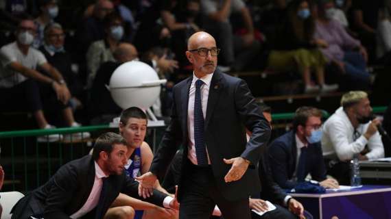 LBA - Brindisi, Vitucci: “Positivi ma non soddisfatti dopo una prestazione del genere"