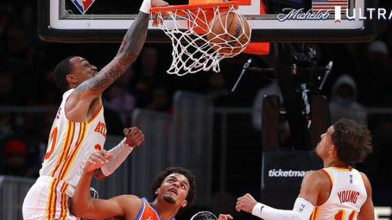 NBA - Atlanta non perde la battuta contro gli Oklahoma City Thunder