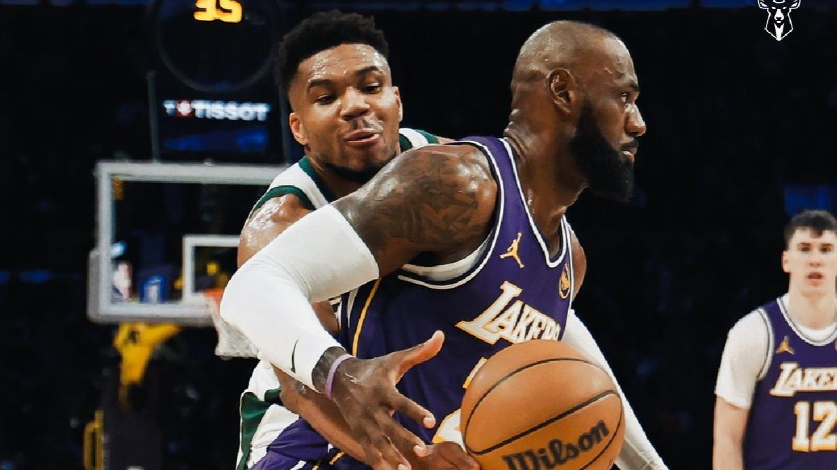 Giannis spegne LeBron nel finale: i Bucks barcollano ma battono i Lakers