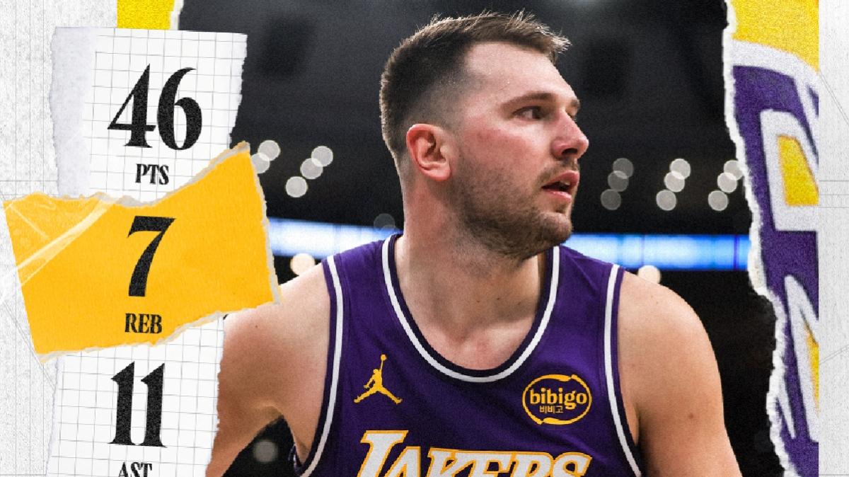 Nell'anniversario di Kobe, Luka Doncic lo raggiunge in un record dei Lakers