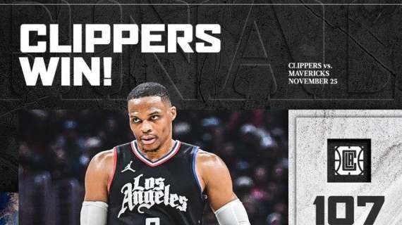NBA - I Clippers dominano difensivamente i Dallas Mavericks