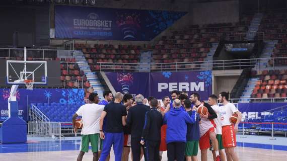 EuroBasket 2022. Azzurri da ieri a Perm, giovedì la prima delle tre gare previste