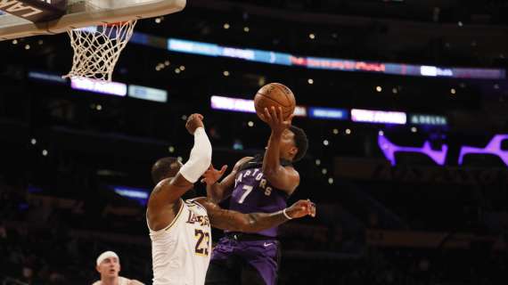 NBA - I Lakers si fanno sorprendere in casa dai Toronto Raptors