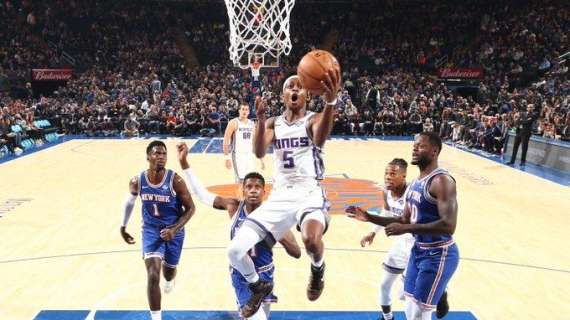 NBA - I Kings vincono anche fuori casa: sbancata New York