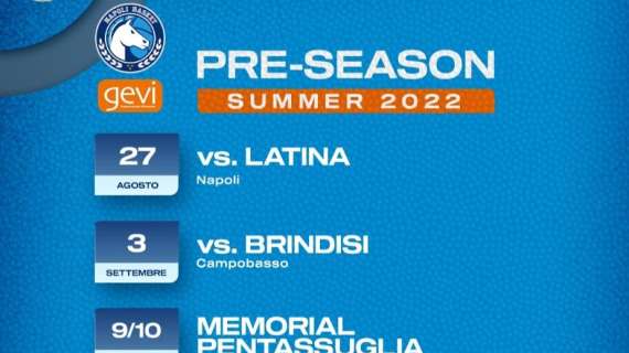 LBA - GeVi Napoli, il programma della preseason 