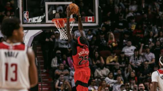 NBA - I Raptors battono i Wizards a Montreal per aprire la preseason