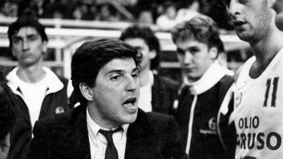 Coach Stefano Michelini nella stagione 1987/88