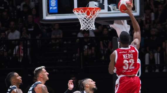 LBA - Olimpia Milano, Josh Nebo è il Miglior difensore della Supercoppa 2024