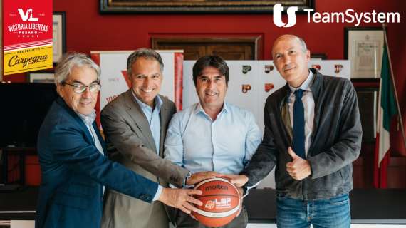 A2 - Carpegna Prosciutto Basket Pesaro: arriva TeamSystem fra gli sponsor