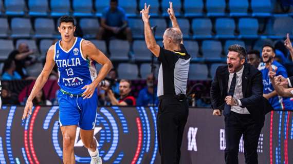 Espulso Pozzecco dopo 48 secondi nel secondo tempo di Italia-Bosnia