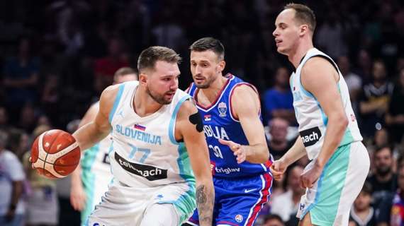 La Slovenia di Doncic ridimensionata dalla Serbia di Jokic