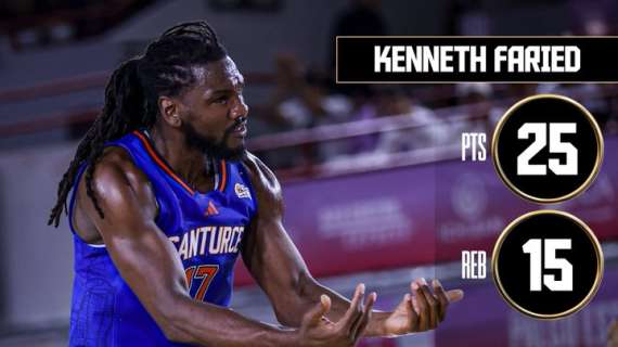 BSN QF - Super Kenneth Faried: 25+15 in soli 24' e i Cangrejeros battono i Criollos, campioni in carica