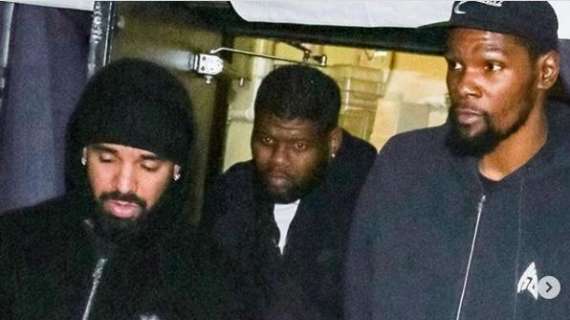 Drake, amico di Kevin Durant, si è messo in quarantena