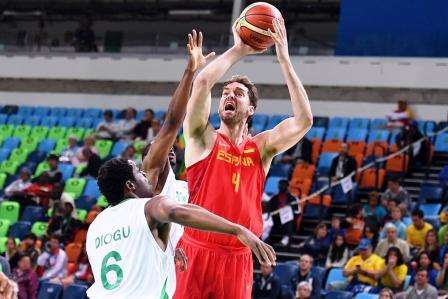 Olimpiadi gruppo B - Rubio e Gasol guidano il riscatto spagnolo: Nigeria ko