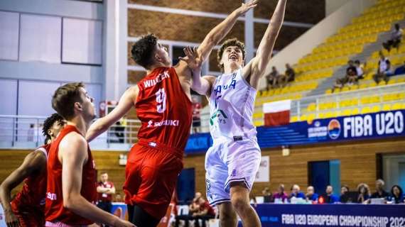 Europei - L'Italia Under 20 M batte la Polonia e avanza verso il nono posto
