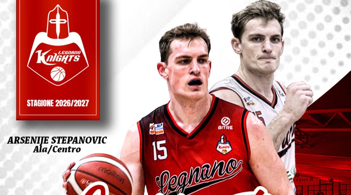 Serie B - Legnano Knights confermano il serbo Arsenije Stepanovic