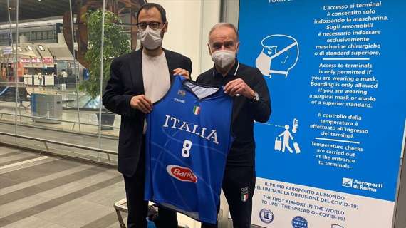Tokyo 2020 - Dal Giappone Italbasket rientra a Roma Fiumicino