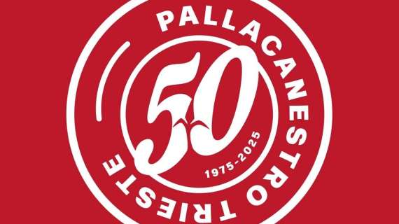 Pallacanestro Trieste, i 50 anni del club: ecco il logo speciale