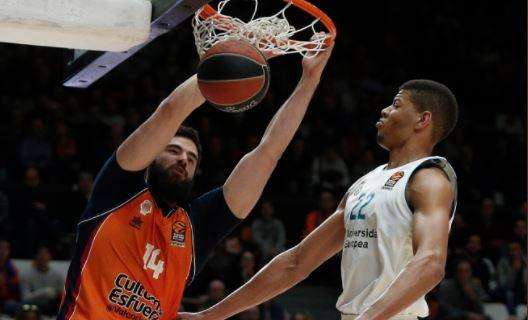 EuroLeague - Il Valencia fa il colpo e complica la strada del Real verso il fattore campo ai playoff