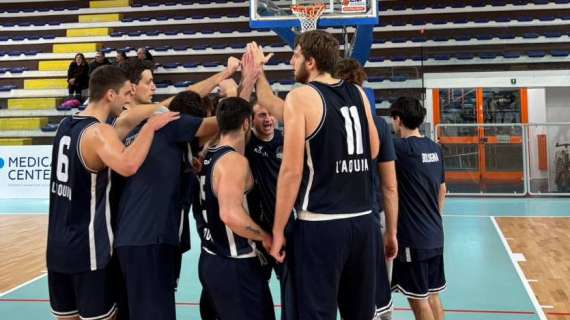 Serie B - Nuovo Basket Aquilano si impone a Pescara nel derby d'Abruzzo 