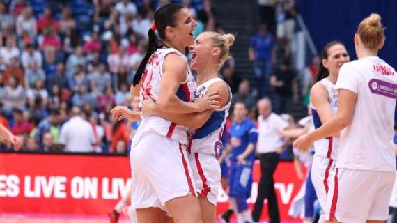 Eurobasket Women 2015, vittoria alla Serbia