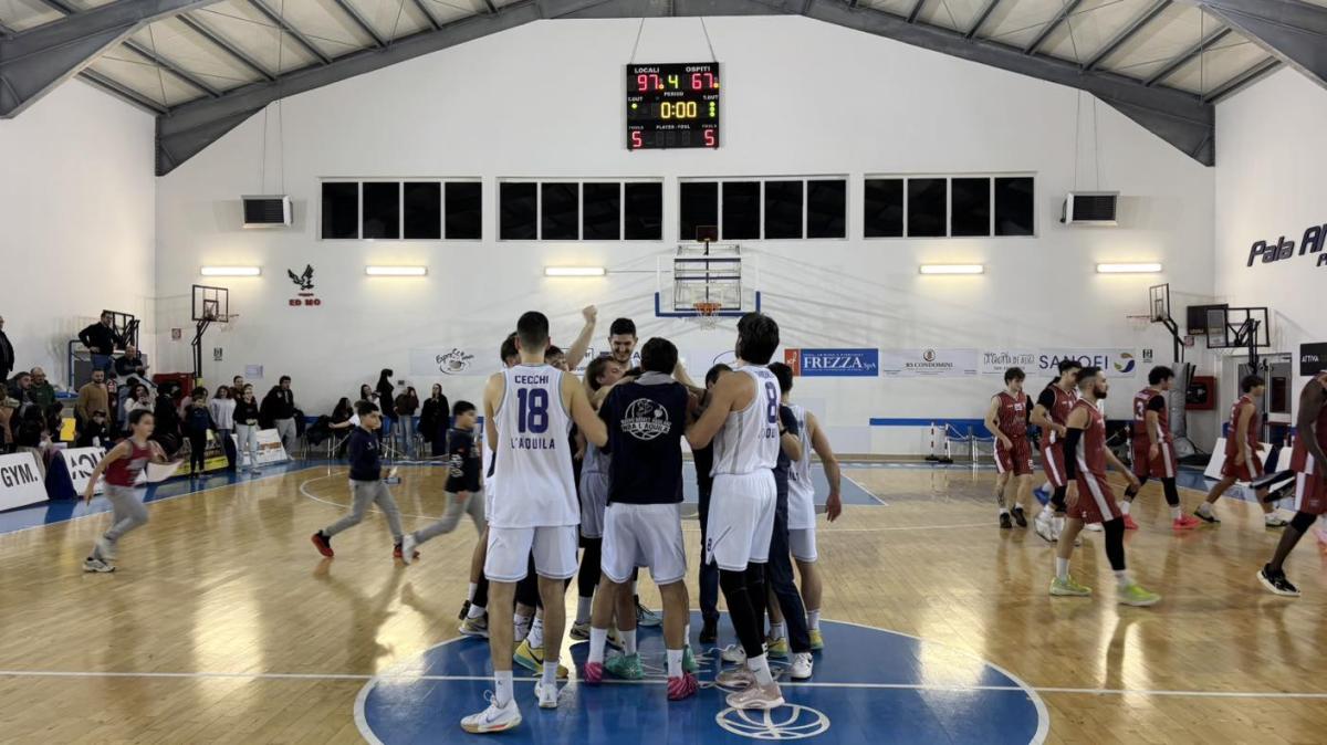 Serie B - Nuovo Basket Aquilano supera al PalaAngeli lo Step Back Caiazzo