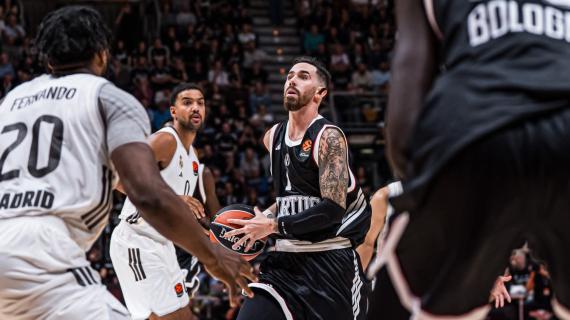Virtus avanti 38-35 sul Real: pagelle e tabellini all'intervallo