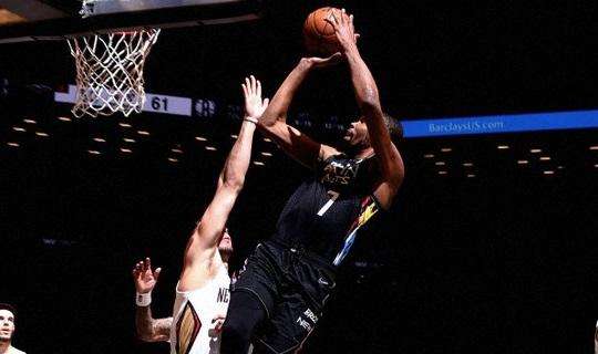 NBA - Brooklyn ritrova Kevin Durant nel trionfo sui Pelicans