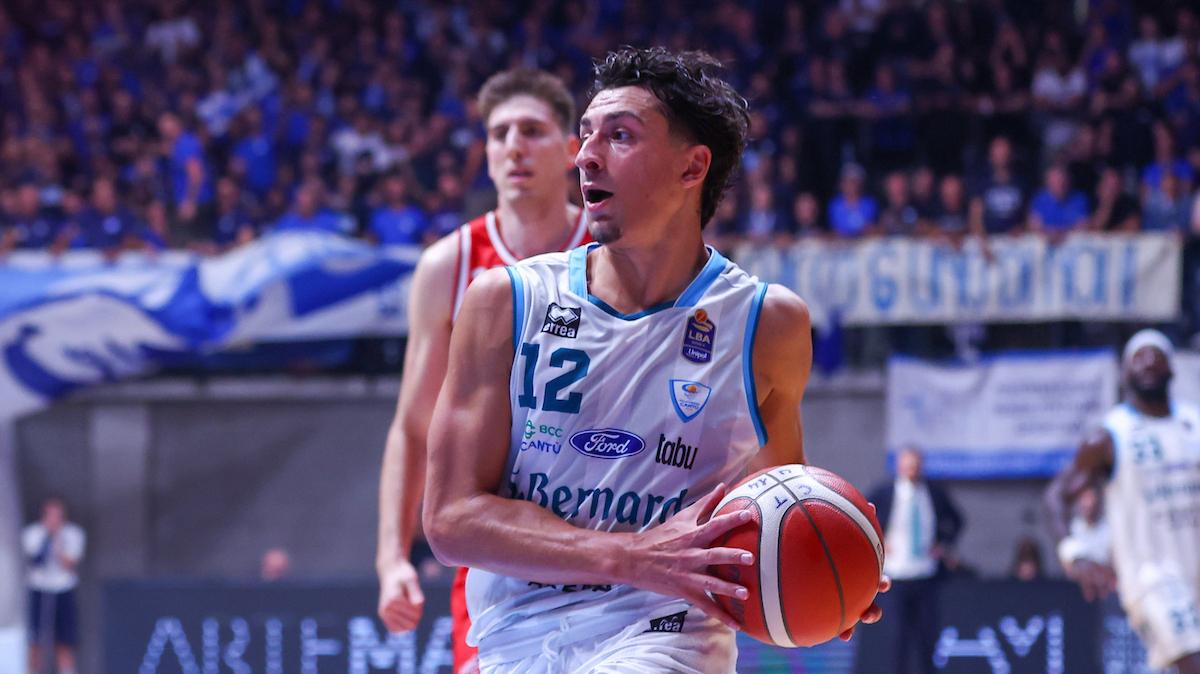 Giordano Bortolani è il Best ITA Fastweb della 2ª giornata della Serie A Unipol 2025/26