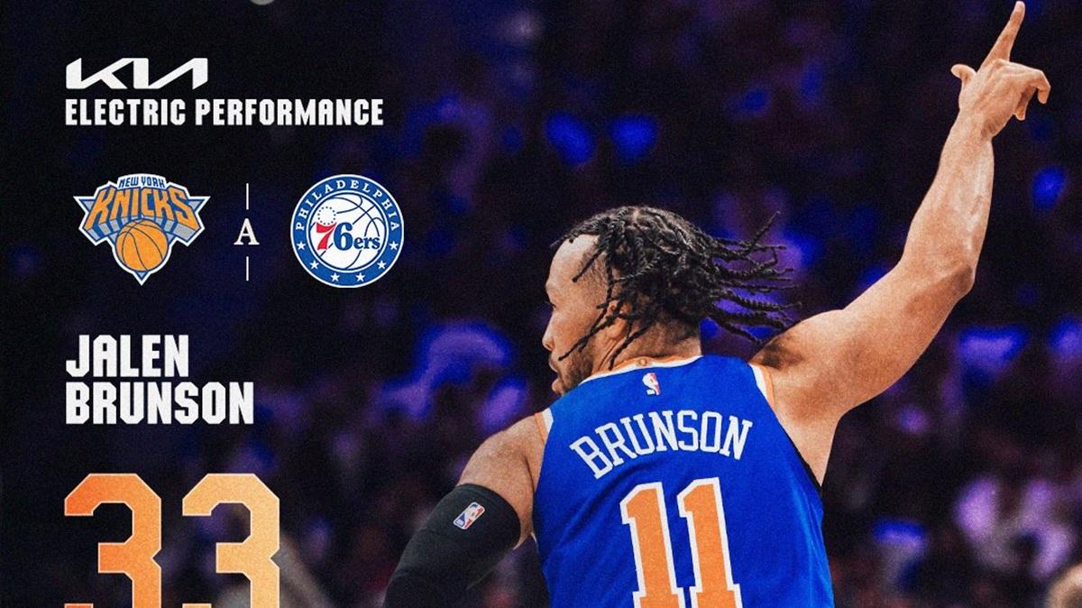 Playoff NBA | Jalen Brunson trascina i Knicks al 3-0 sui Sixers