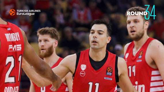 EuroLeague - L'Olympiacos batte il Baskonia e vince la regular season per la prima volta