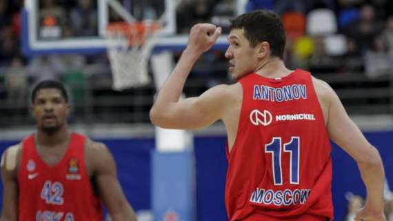 EuroLeague - Il CSKA Mosca dà una lezione al Maccabi e conquista il primo posto in solitaria