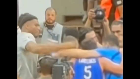 Giannis choc, che schiaffone di Antetokounmpo a Larentzakis 