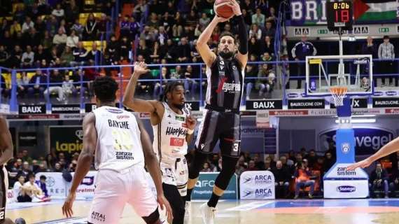 LIVE LBA - Colpo Brindisi: battuta la capolista Virtus Bologna al PalaPentassuglia