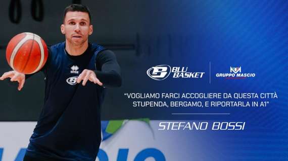 A2 - Stefano Bossi si presenta alla Blu Basket Bergamo