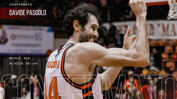 UFFICIALE A2 - Davide "Dada" Pascolo rinnova con la Pallacanestro Forlì 2.015