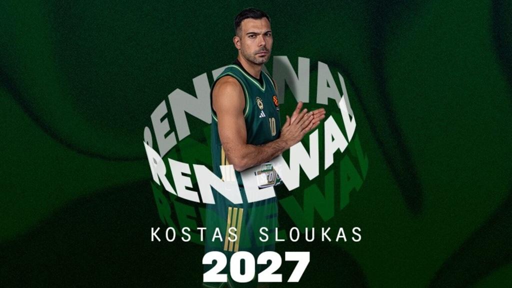 UFFICIALE: Panathinaikos e Sloukas avanti insieme fino al 2027