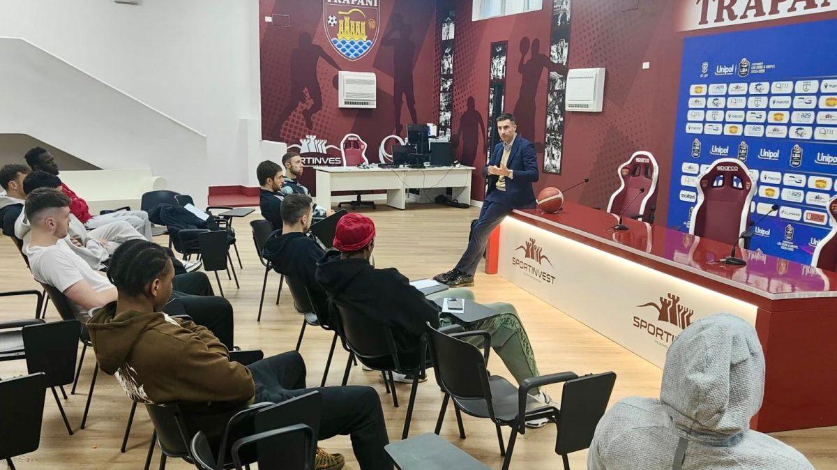 La GIBA a Trapani per incontrare i giocatori: «Sono un esempio di serietà»